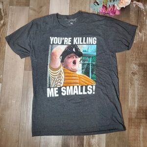 The Sandlot Men's Gray Graphic T-Shirt You're Killing Me Smalls Short Sleeve